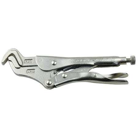 K-Tool International Parrot Plier, Uniquely Designed Parrot Nose Jaws Grip 3 Sides of a Fastener or Pipe for a Non Slipping Grip, Chrome Molybdenum Steel, 9 in KTI54053